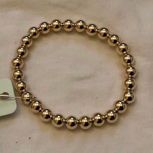 ENewton  gold bead bracelet